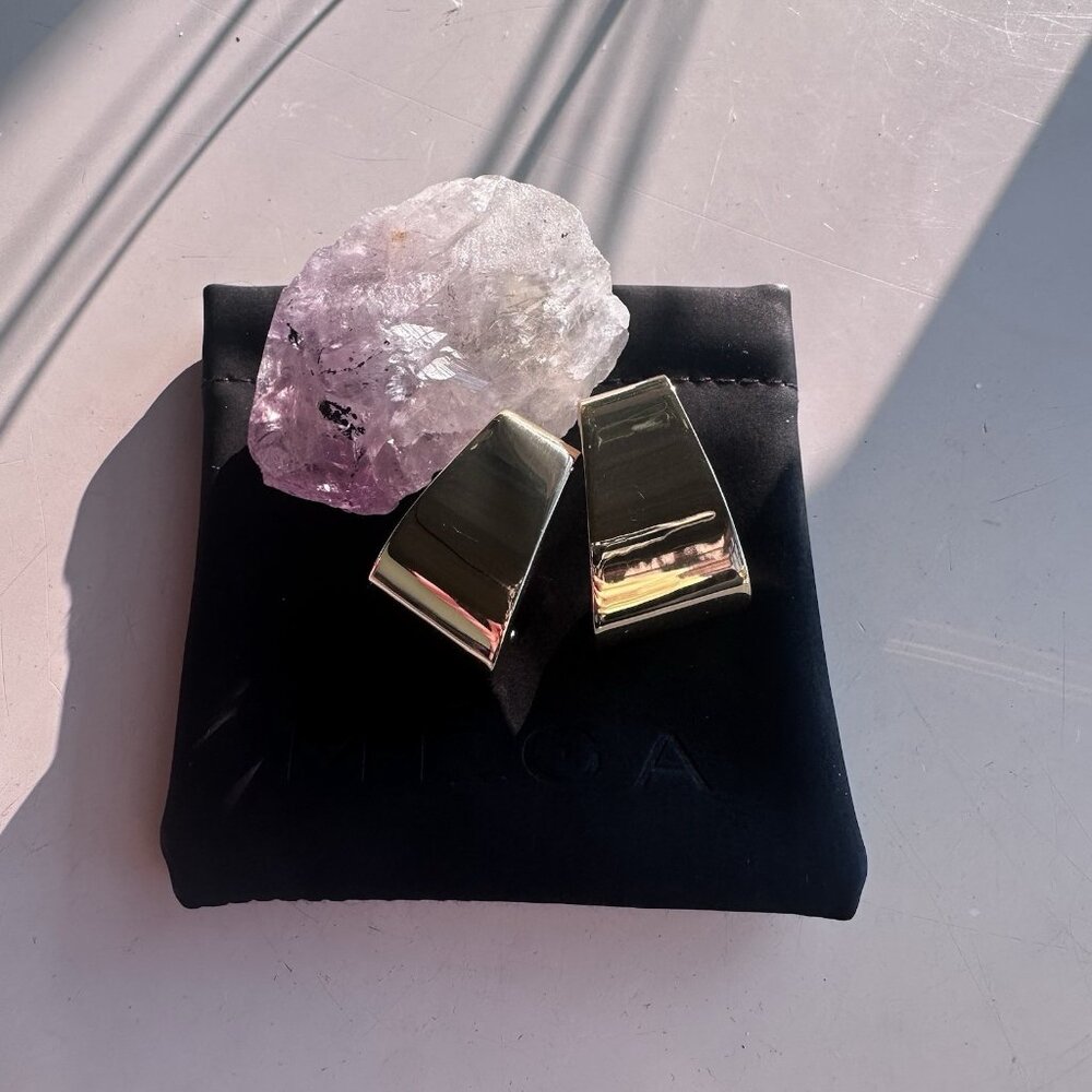 MEGA Graduate Earrings 14k Gold